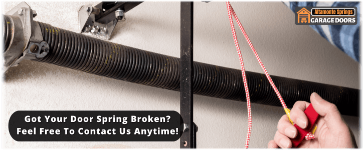 Broken Garage Door Spring Altamonte Springs